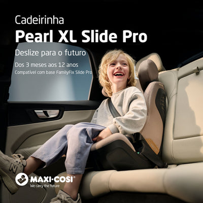 Cadeirinha De Bebê Para Carro Maxi-Cosi Pearl XL Slide Pro Authentic Truffle - Acompanha Até 12 Anos