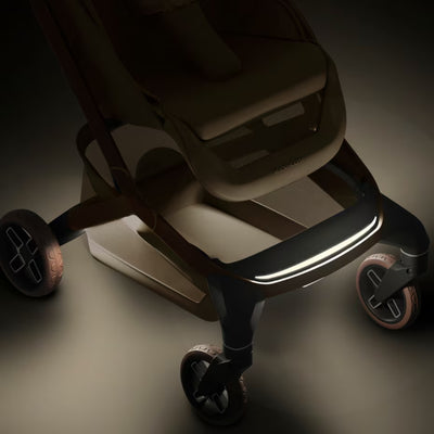 Carrinho de Bebê Maxi-Cosi Fame Cabin Oak Truffle - Tecnologia e Segurança Integradas